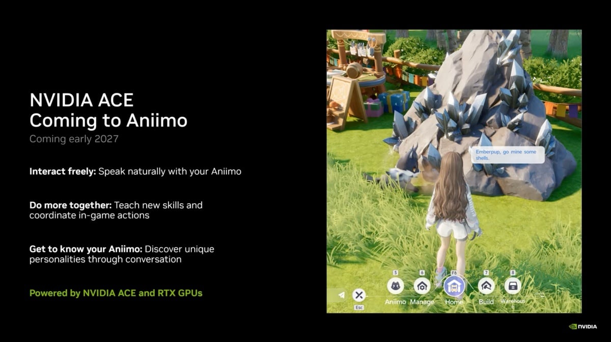 NVIDIA於Gamescom 2026揭曉DLSS 4.5光線重建技術,同步更新RTX Remix與ACE生態系 NVIDIA於Gamescom 2026揭曉DLSS 4.5光線重建技術,同步更新RTX Remix與ACE生態系